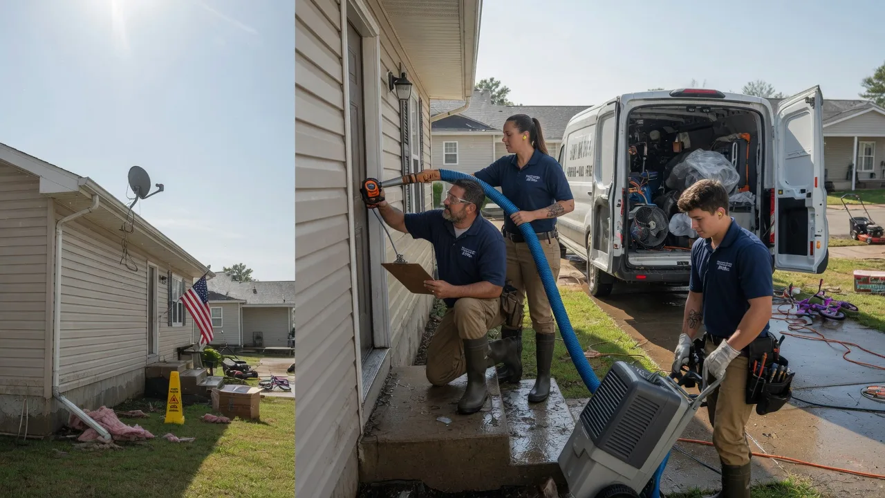 Ceiling Water Damage Restoration in Harrells, NC near me
